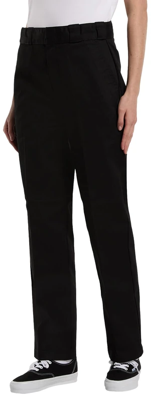 Dickies ELIZAVILLE REC Black Women Pants, Waist Size 26