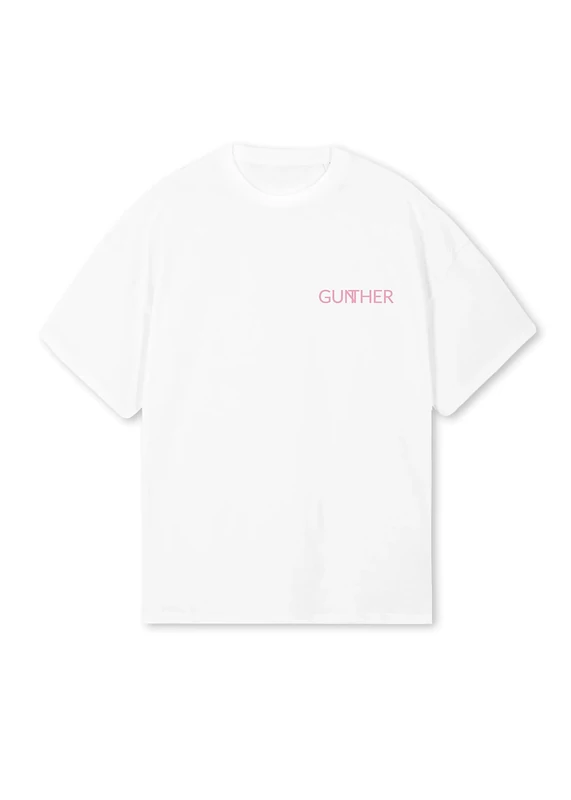 GUNTHER Men's The Emblem T-Shirt, White, M - Image 1