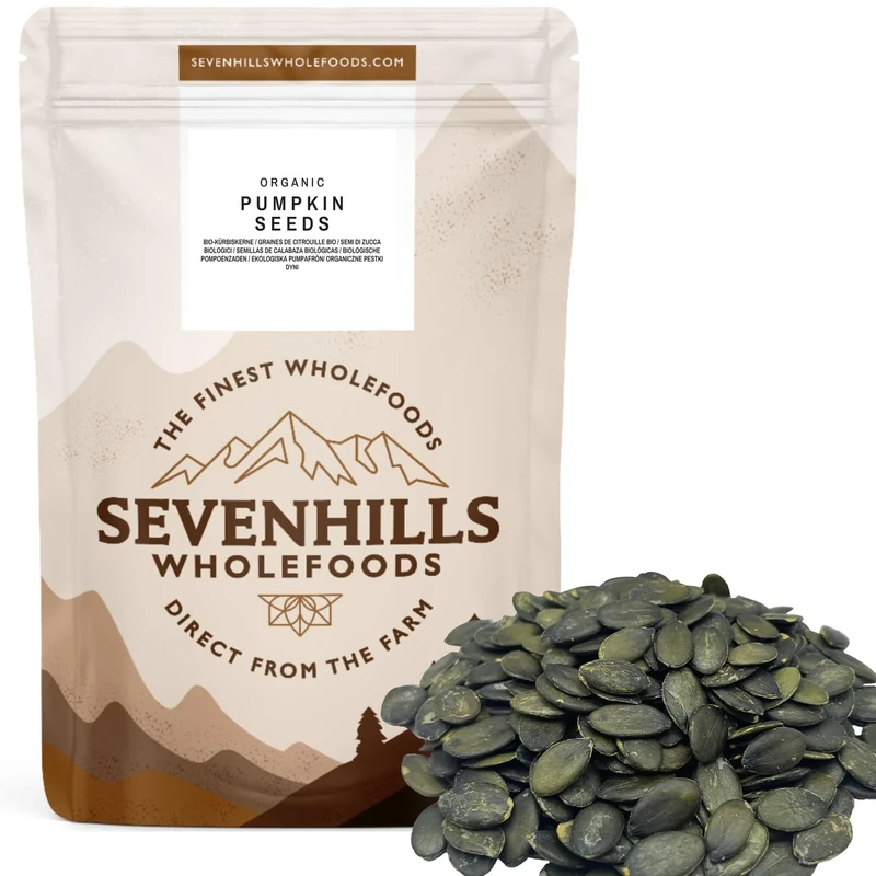 Sevenhills Wholefoods Organic European Pumpkin Seeds 1.8kg from Austria