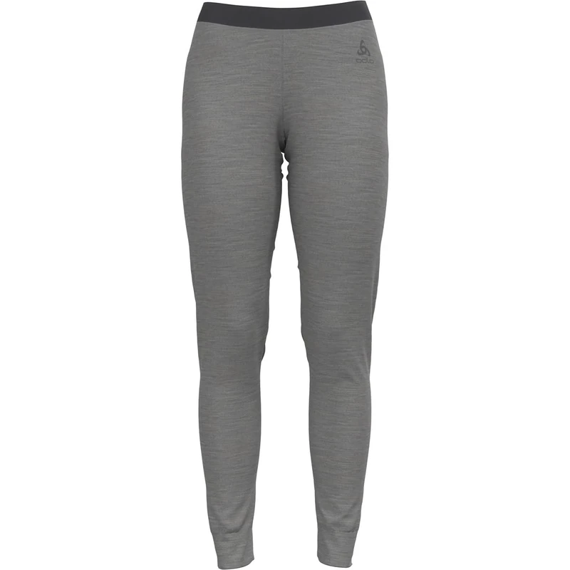 Odlo Women Functional Underwear Long Pants MERINO 200, odlo steel grey melange, XS