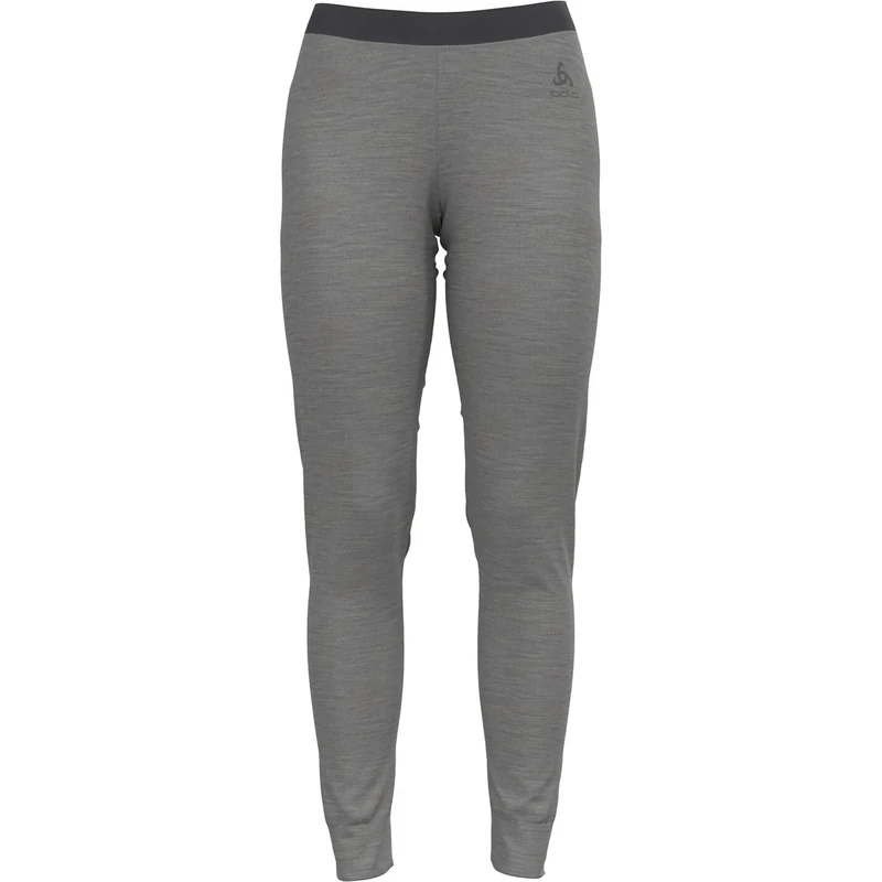 Odlo Women Functional Underwear Long Pants MERINO 200, odlo steel grey melange, M