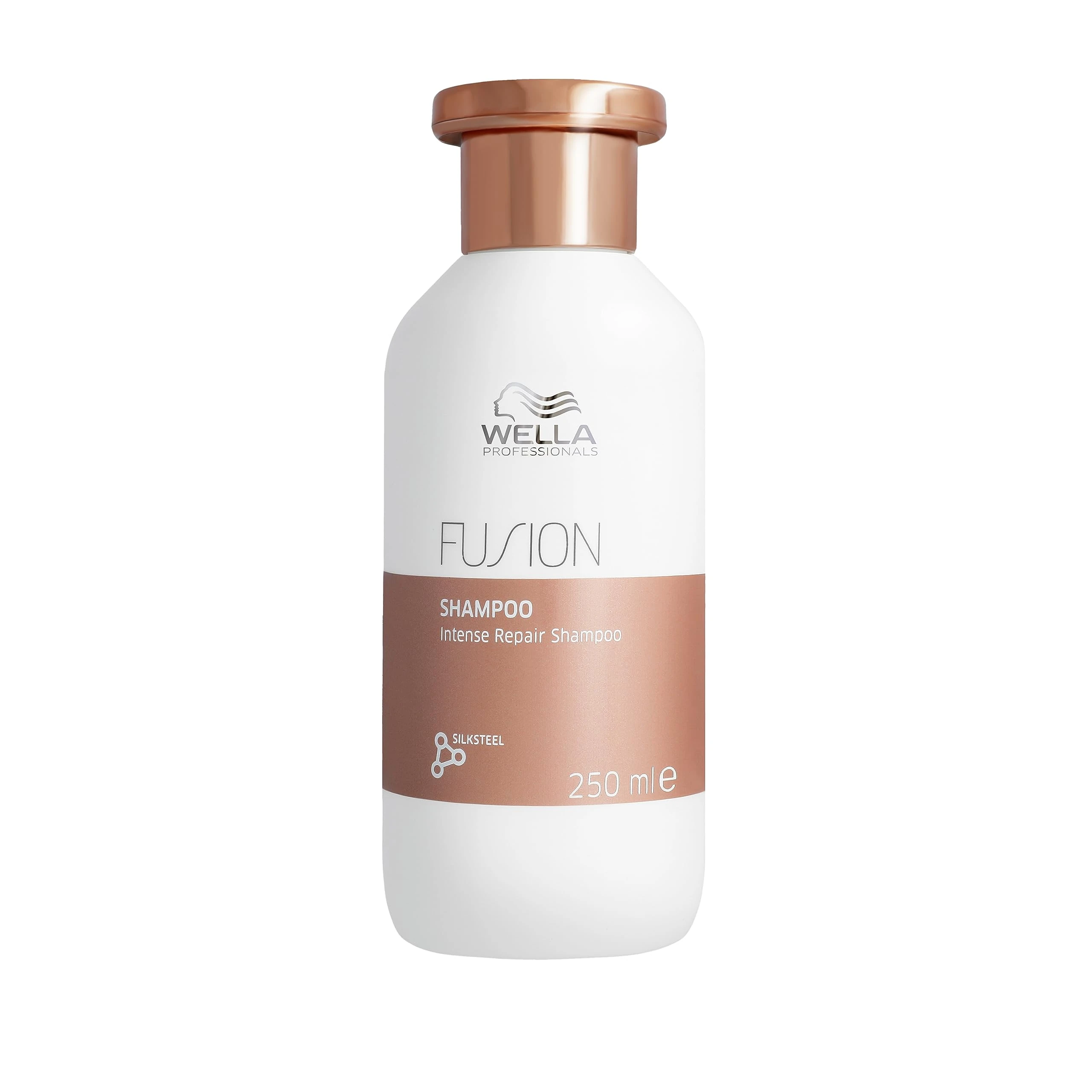 Wella Professionals Fusion Intense Repair Shampoo - Intense Repair Detangling Shampoo for Dry and Damaged Hair - Smoothening, Boost Shine and Protect Hair Against Breakage 250ml