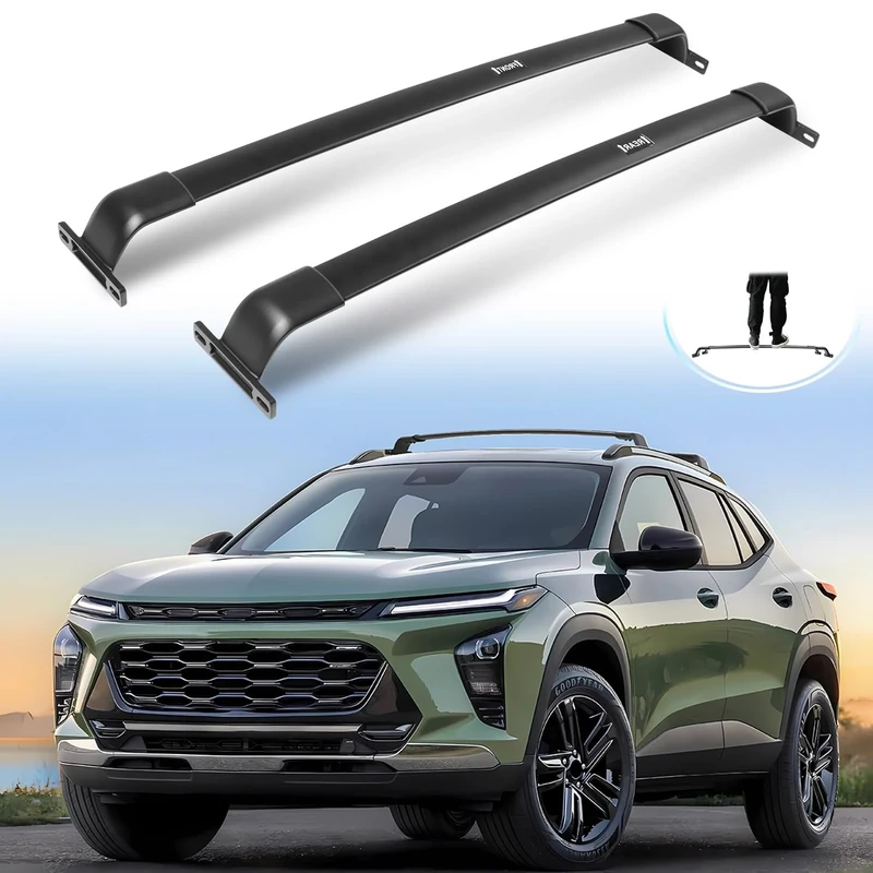 SNIXWOO Enhanced 220LBS Roof Racks Fit for 2024 2025 Chevy Trax 2RS ACTIV LT - Easy Installation Cross Bars for Kayak Snowboard Surfboard Bike Canoe Ski Cargo Rooftop Accessories