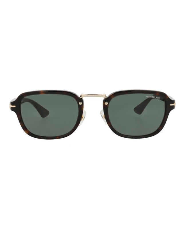Montblanc MB0264S-002 52 Sunglass Man Recycled Ace Sunglasses, Sport, Black (Black), One Size