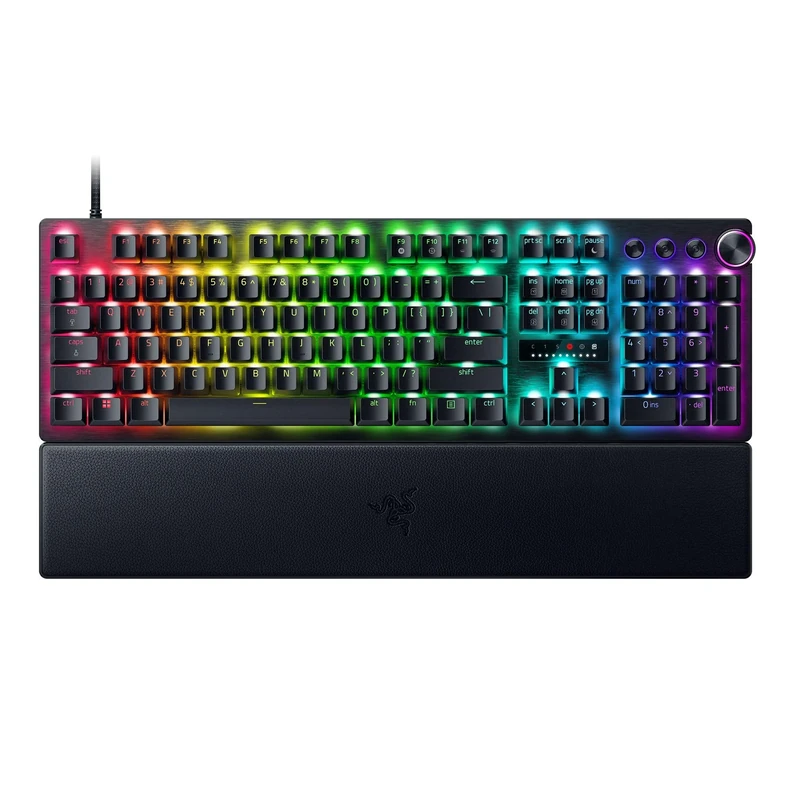 Razer Huntsman V3 Pro - Analog Optical Esports Gaming-Keyboard (Analog Optical Switches, Quick Onboard Adjustments, Multi-function Digital Dial & Dedicated Control Buttons) QWERTY US-Layout | Black