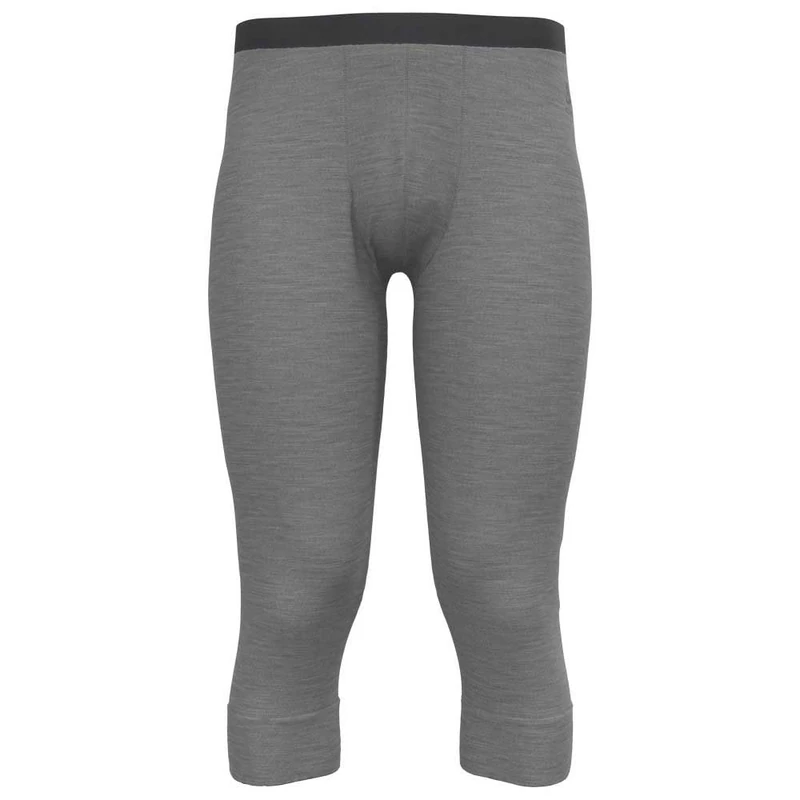 Odlo Men Functional underwear 3/4 pants MERINO 200, odlo steel grey melange, XL