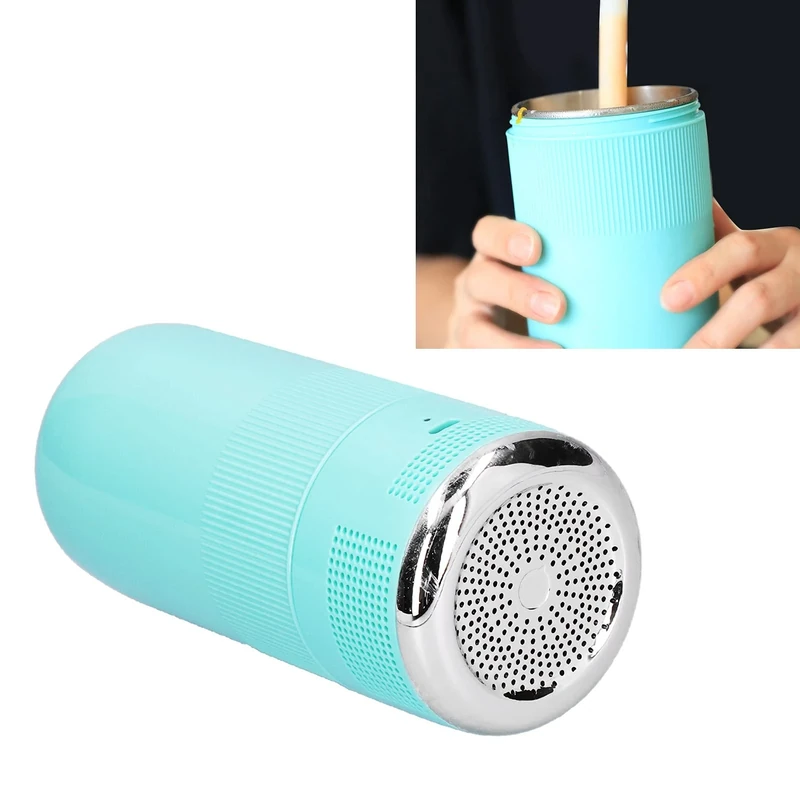 Small and Portable Refrigeration Cup Cooling Cup Portable Car Refrigeration Cup USB Fast Cooling Outdoor Sports Cold Kettle(Light Blue) - Image 1