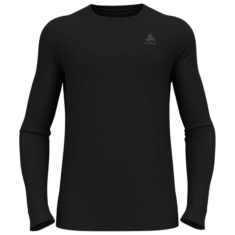 Odlo Men Functional Underwear Long Sleeve Shirt Merino 260, Black, XXL