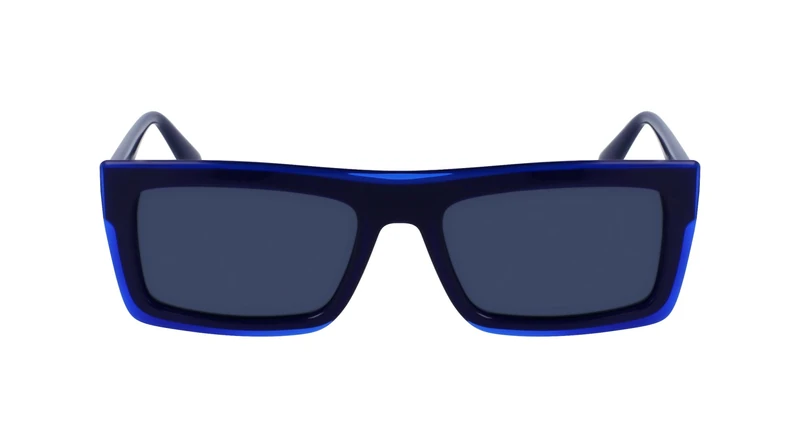 Calvin Klein Jeans CKJ23657S 400 Blue Sunglasses Unisex Acetato, Rectangle, 55