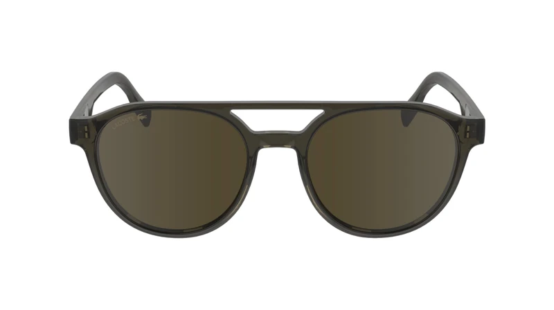 Lacoste L6008S 035 TRANSPARENT GREY 53/19/145 MALE Sunglasses