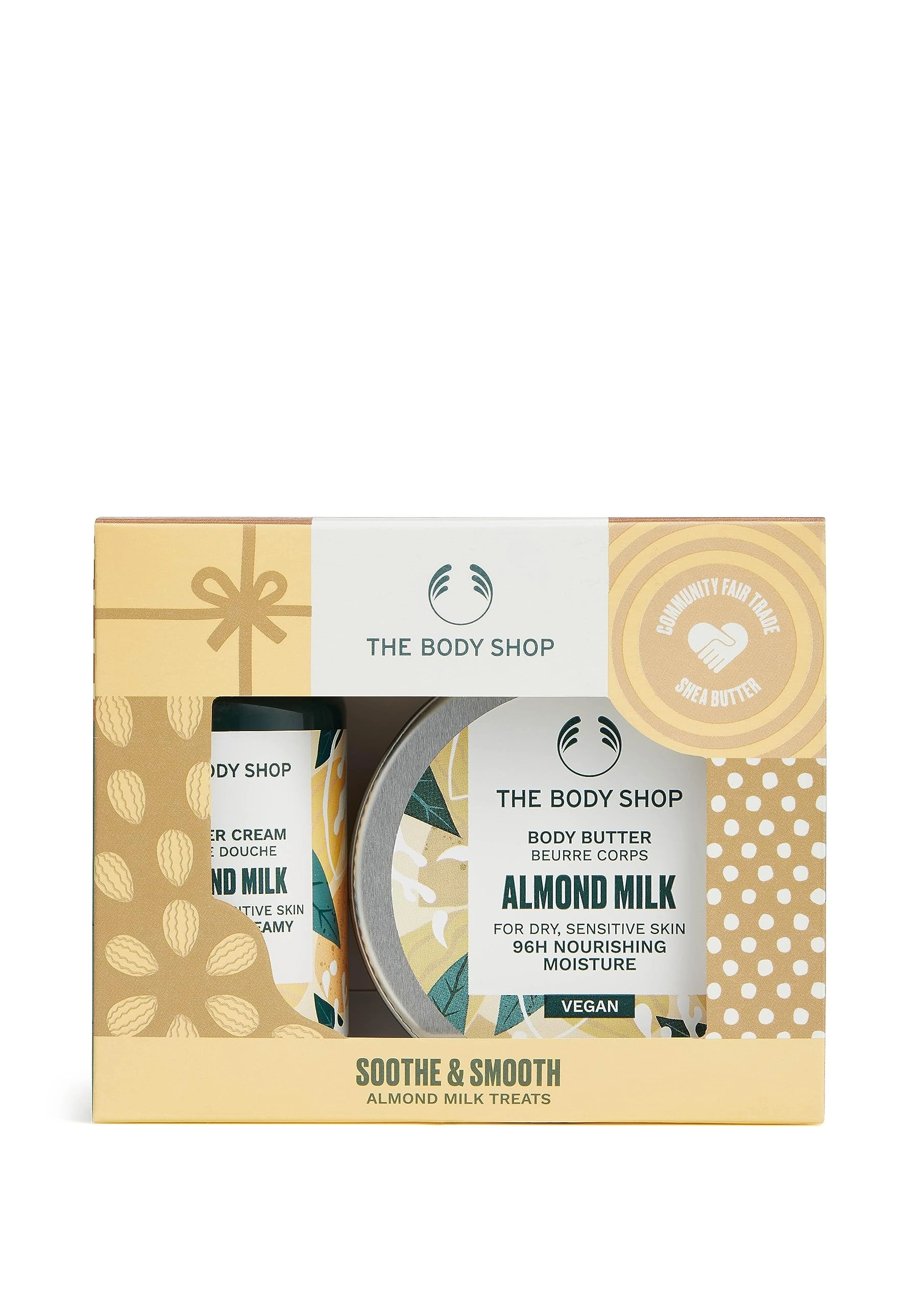 The Body Shop Soothe & Smooth Almond Milk Treats 2-Piece Vegan Set