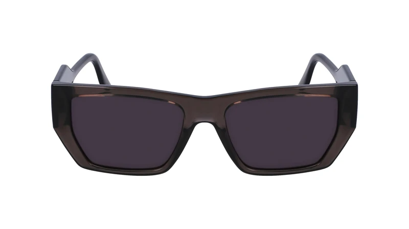 KARL LAGERFELD Unisex Adult Sunglasses KL6123S - Grey with Solid Grey Lens