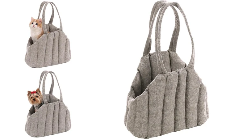 Flamingo CARRYING BAG GILIAN LIGHT GREY 43x23x35CM