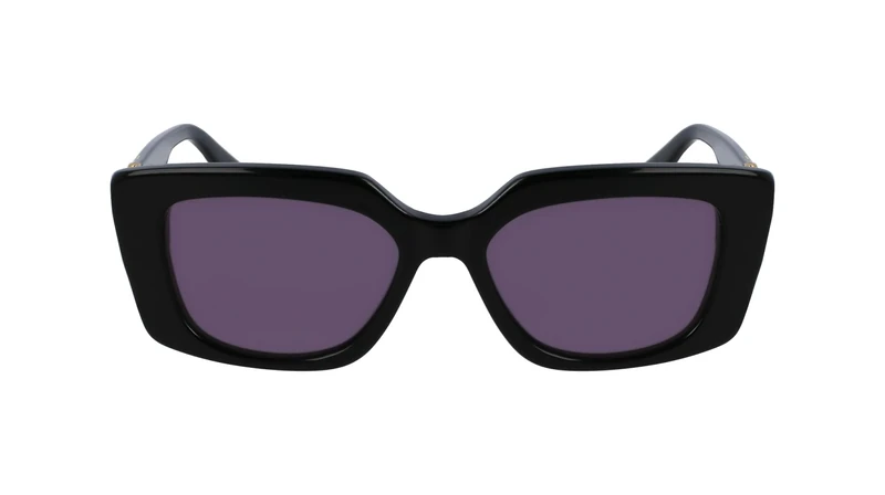 KARL LAGERFELD Women's Sunglasses KL6125S - Black with Solid Grey Lens