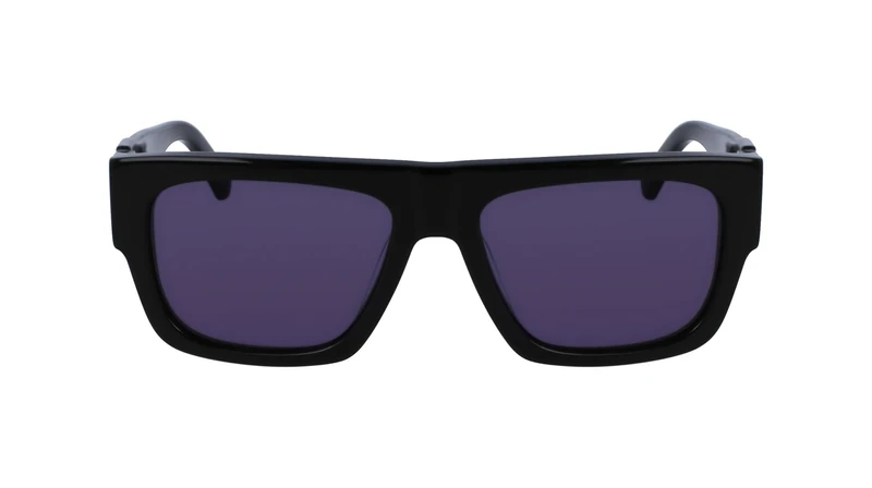 Calvin Klein Jeans CKJ23654S 001 Black Sunglasses Man Acetato, Rectangle, 56