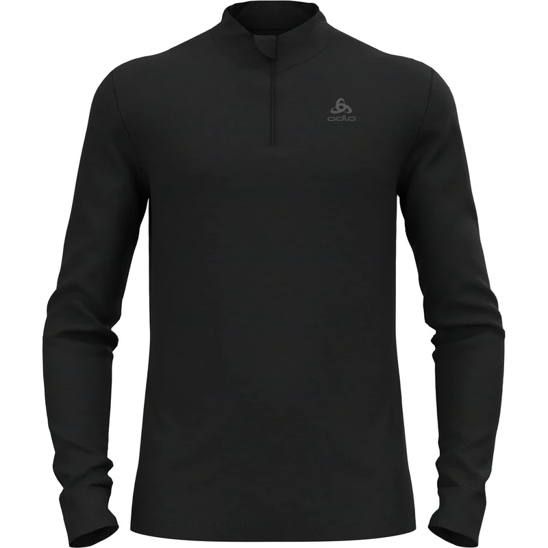 Odlo Thermal underwear for men Merino 200 I Merino underwear for men Zip I Long-sleeved thermal shirt with 1/2 zip I Men