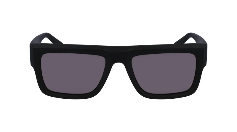 Calvin Klein Jeans CKJ23642S 002 Matte Black Sunglasses Unisex Iniettato, Rectangle, 54