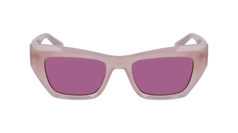 Calvin Klein Jeans CKJ23641S 671 Nude Sunglasses Unisex Iniettato, Butterfly, 50