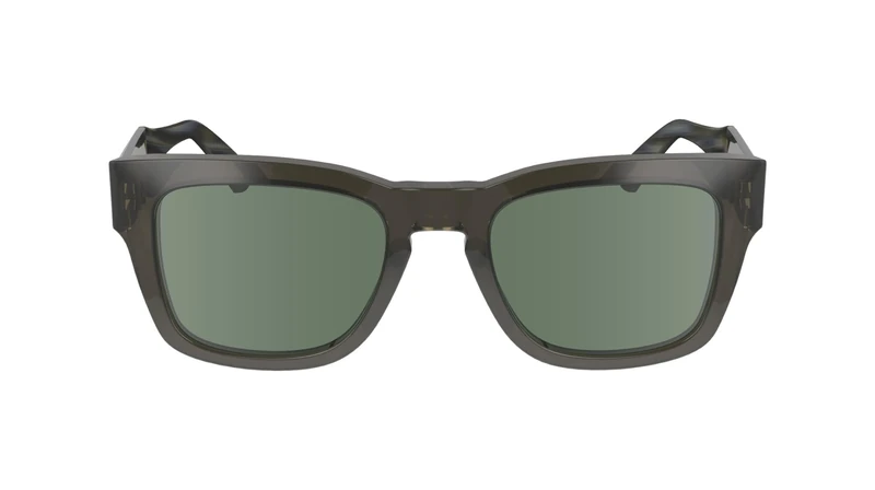 Calvin Klein Unisex Adult Sunglasses CK23539S - Grey with Solid Green Lens