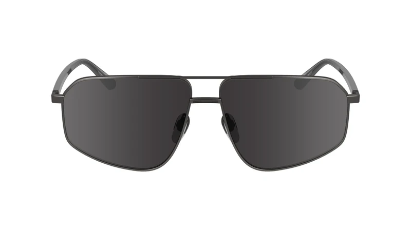 Calvin Klein Men's Sunglasses CK23126S - Matte Dark Gunmetal with Solid Grey Lens
