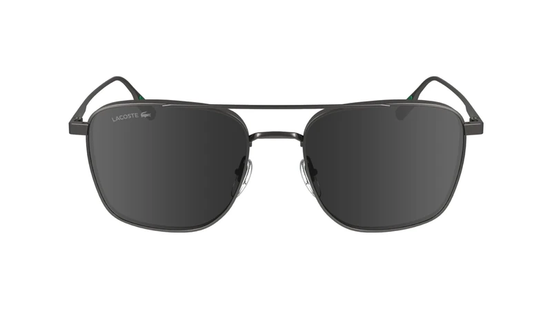 LACOSTE L261S 035 SHINY GUNMETAL 55/19/145 MALE Sunglasses