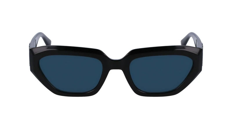 Calvin Klein Jeans CKJ23652S 001 Black Sunglasses Unisex Iniettato, Modified Rectangle, 54