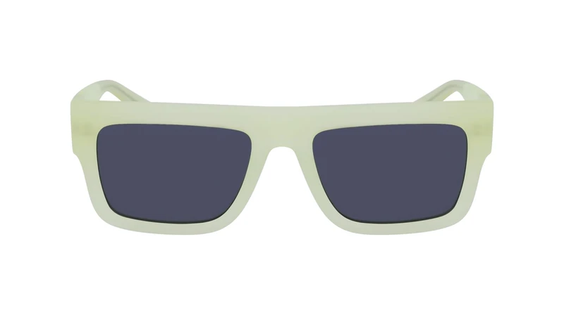 Calvin Klein Jeans CKJ23642S 745 Lime Sunglasses Unisex Iniettato, Rectangle, 54