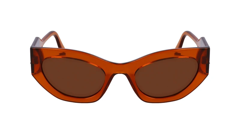 KARL LAGERFELD Women's Sunglasses KL6122S - Caramel with Solid Brown Lens