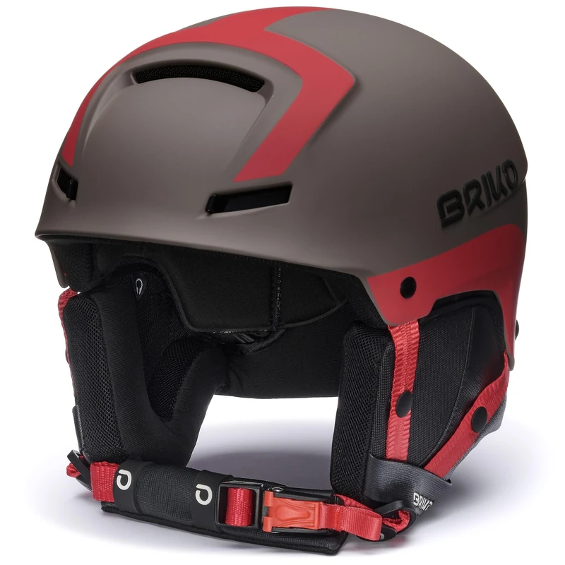 Briko Unisex - Adult Helmet, Matt Dorado Brown-Monza Red, S - Image 1
