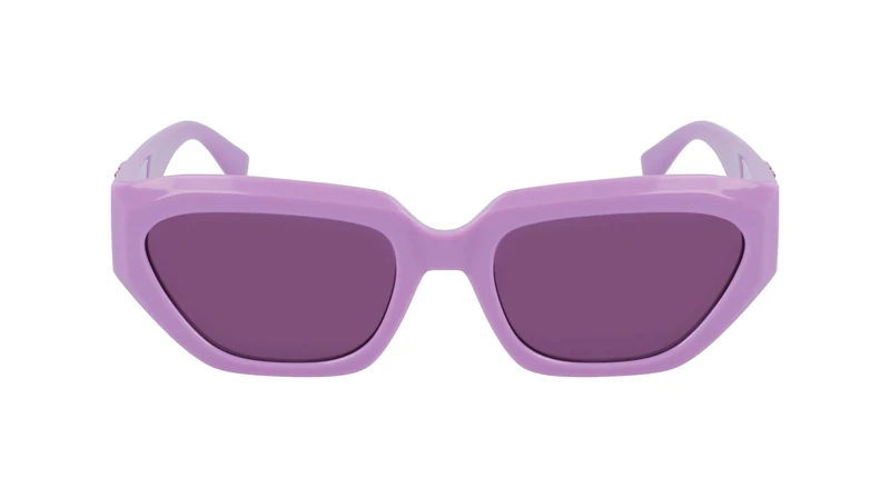 Calvin Klein Jeans CKJ23652S 540 Lilac Sunglasses Unisex Iniettato, Modified Rectangle, 54