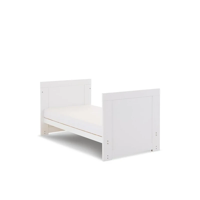 Nika Mini Cot Bed - White Wash