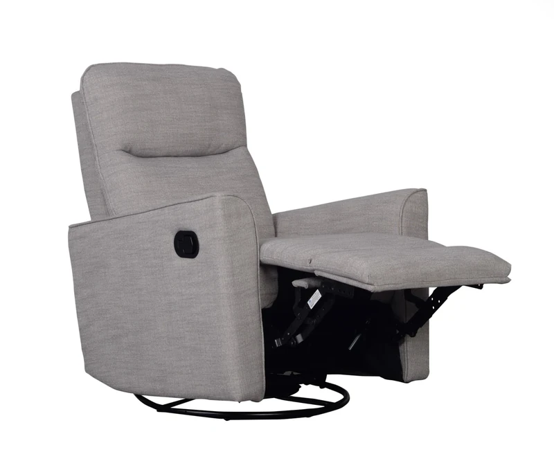 Savannah Swivel Glider Recliner Chair – Pebble