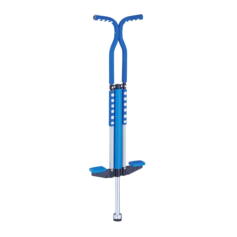 Relaxdays Pogo Stick for Kids - Blue Jumping Stick up to 60kg