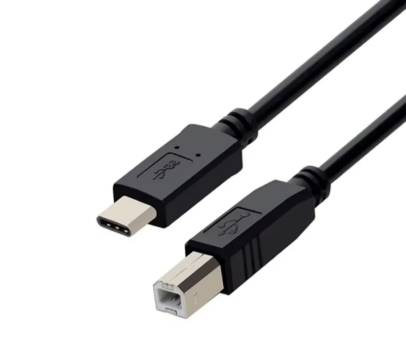 iCables USB C Cable for Printer, Scanner, External Desktop Hard Drives, USB HUB, Docking Station, MIDI Controller/Keyboard and Other PC/Mac Peripherals - USB A to TYPE C Lead - 50CM/1.6ft