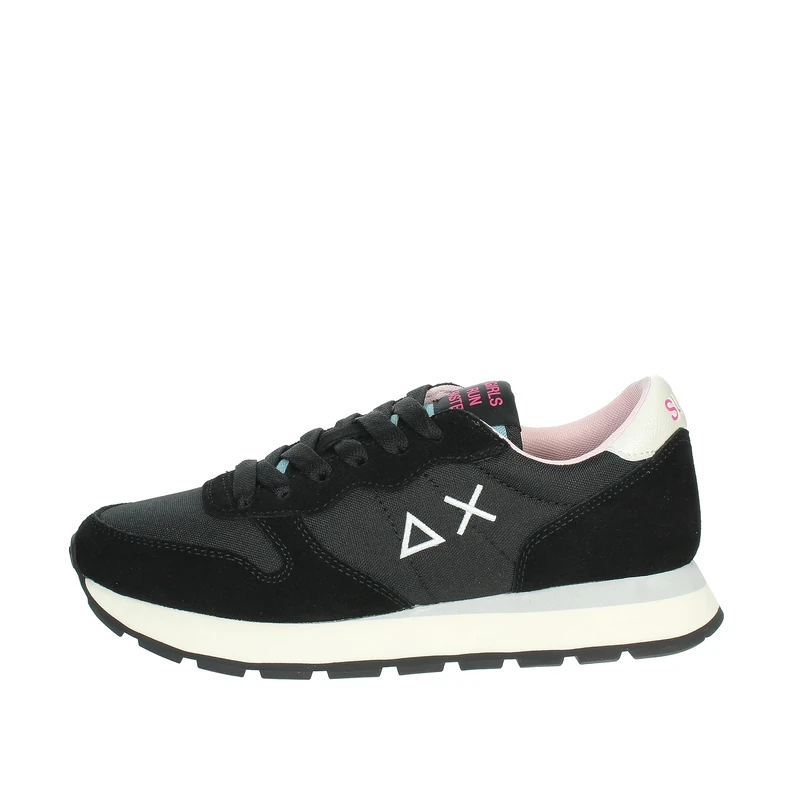 SUN68 Women's Ally Solid Nylon Trainers, Black, 5 UK - Image 1