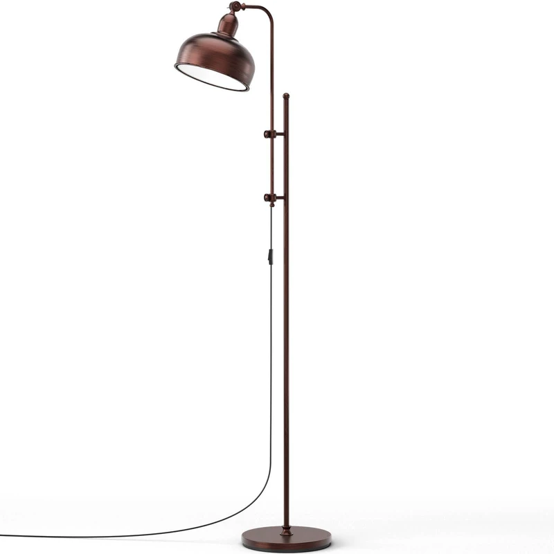 GiantexUK Industrial Floor Lamp, Rustic Standing Corner Lamp