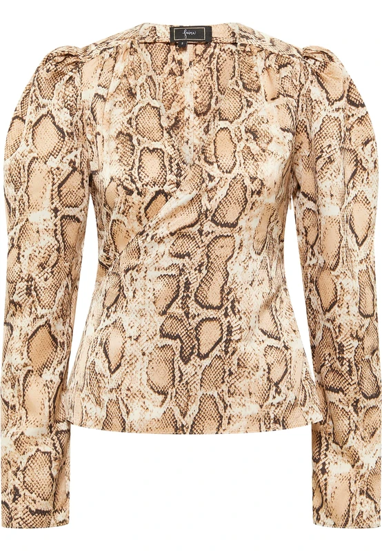 faina Women's Blouse, Snake, M - Image 1