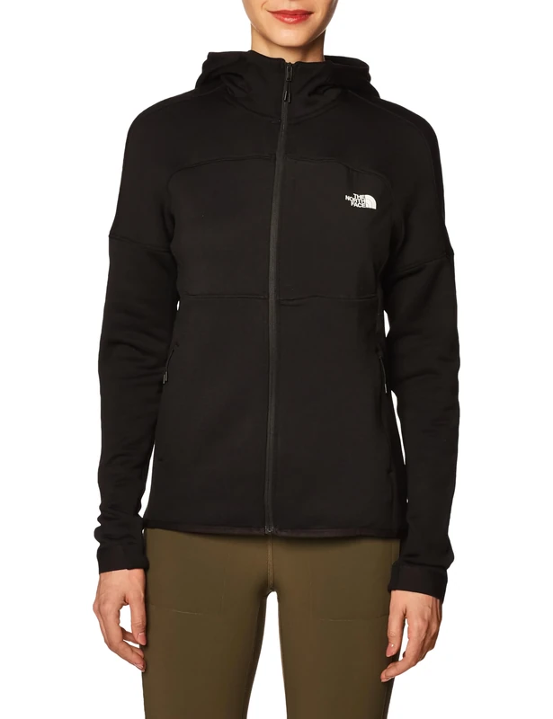 The North Face Women's Canyonlands Fleece Jacket - Black XL - Image 1