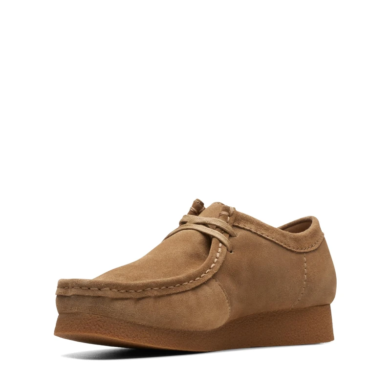 Clarks Mens Wallabeeevo -, Dark Sand Suede, 12 UK