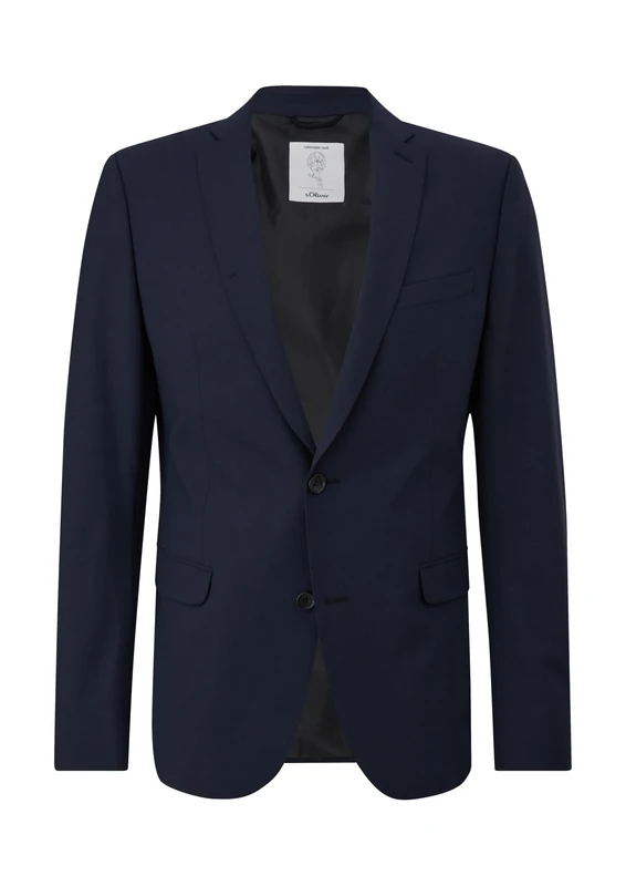 s.Oliver BLACK LABEL Men's Business Suit Jacket, 5952, 40R - Image 1