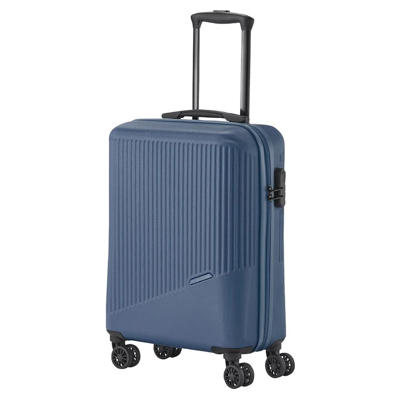 travelite 4-wheel carry-on suitcase small 34 liters, BALI: ABS hard-shell trolley meets IATA on-board luggage dimensions, 55 cm
