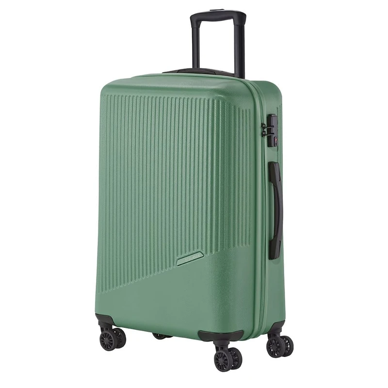 travelite 4-wheel hard shell suitcase medium 65 liters, BALI: ABS hard-shell trolley with TSA combination lock, 67 cm
