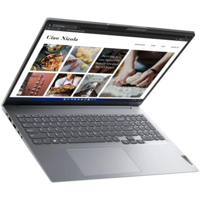 Lenovo ThinkBook 16 G4+ i5-1235U Notebook 40.6 cm (16") WUXGA Intel® Core™ i5 16 GB LPDDR5-SDRAM 256 GB SSD Wi-Fi 6 (802.11ax) Windows 11 Pro Grey