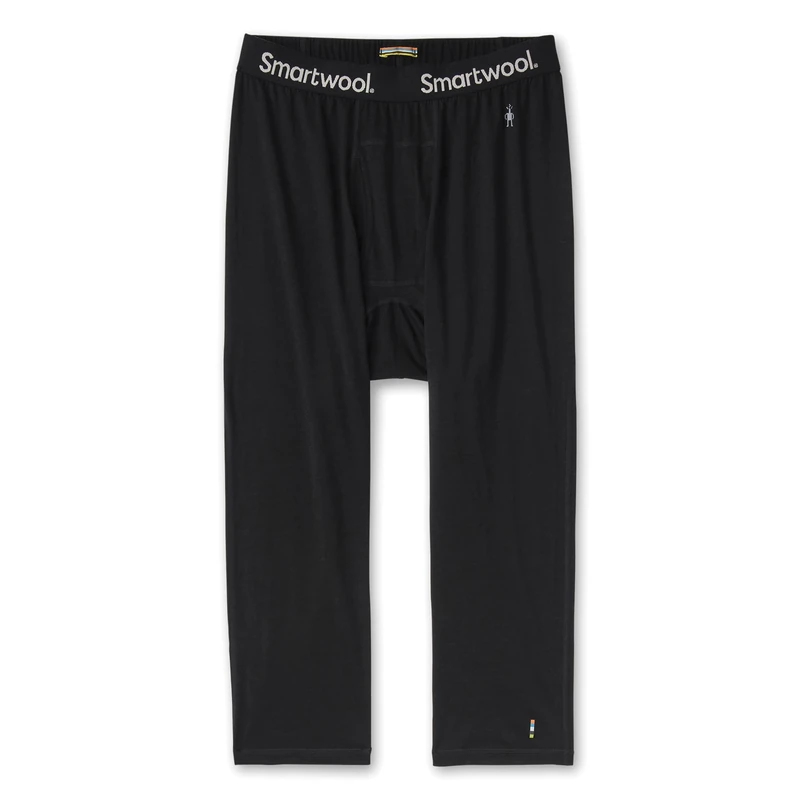 Smartwool Mens Classic All-season Merino 3/4 Base Layer Bottom, Black, M EU - Image 1