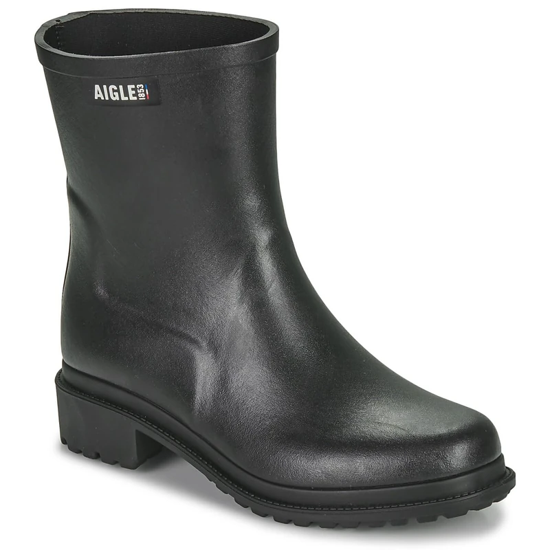 Aigle Women's Fulfeel Mid NL Rain Boot, Black, 6.5 UK