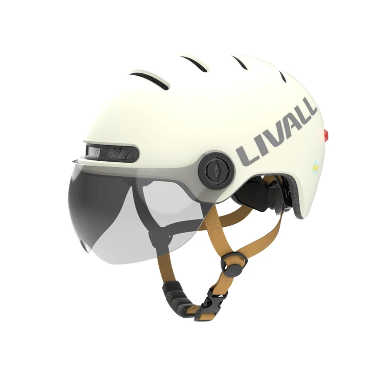 CASQUE INTELLIGENT L23 Ivory White M