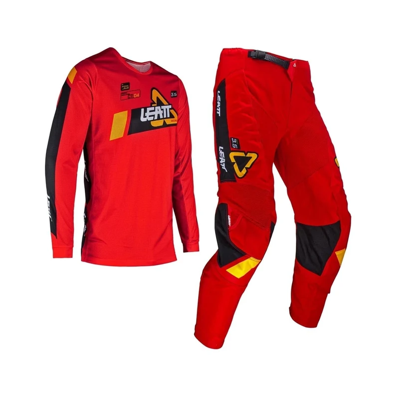 Leatt 5024080701 Motocross Set, Red, XS Boy, Red, XS