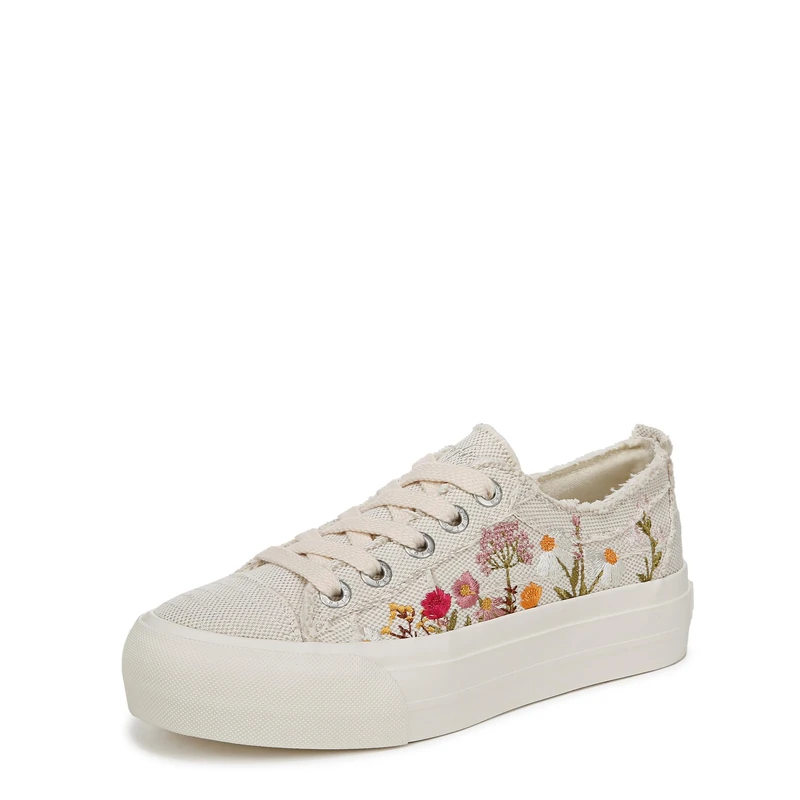 Blowfish Malibu Women's Sadie-Sun Sneaker, White, 4 UK