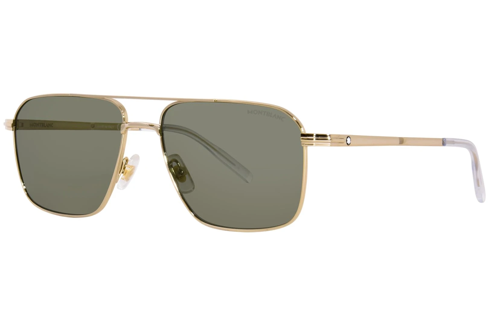 Montblanc MB0278S-002 56 Sunglass Man Metal Sunglasses, Sport, Gold (Gold), One Size