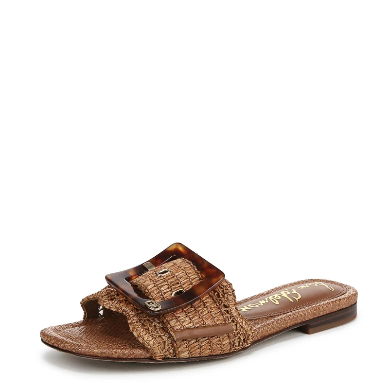 Sam Edelman Shoes for Women - Bambi Slide Sandal Medium Fit Cuoio UK 5
